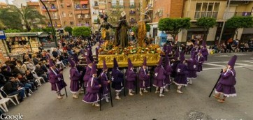 Paso del Prendimiento de la Procesión de los Salzillos del Viernes Santo de Murcia
